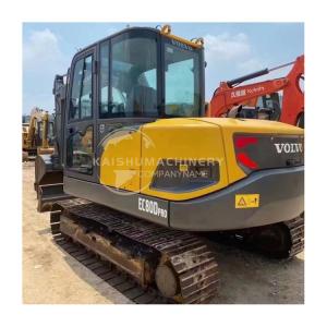 China Used Volvo EC80D Excavator in Sweden with ORIGINAL Hydraulic Pump and 42 kW Power factory