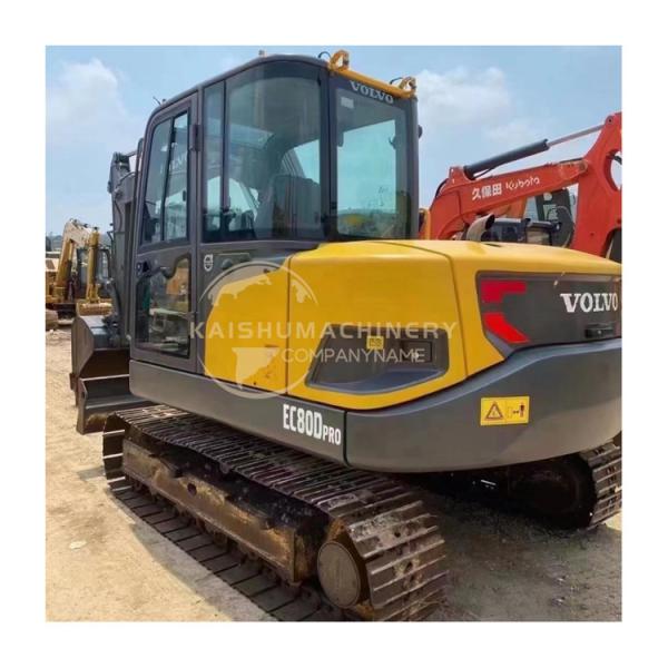 Original Hydraulic Pump Volvo Used Excavator EC80D with 2800 Working Hours in