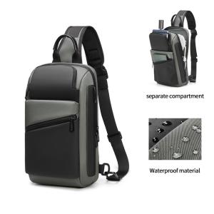 China Casual Mens Sling Bag Single Shoulder Crossbody Bag Collapsible factory