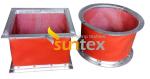 Flexible Thermal Fireproof Material Pu Coated Fiberglass Fabric flexible duct