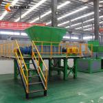 9CrSi/D2/SKD-11 Blades Material Heavy Duty Two Shafts Shredder for Manufacturing