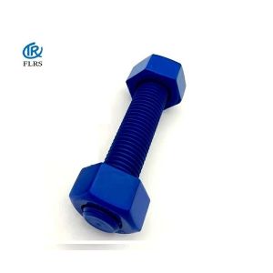 PFTE Coating Double Ended Bolt / A193B7 /A1942H XYLAN Stud Bolts