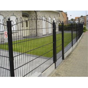 H1.5m Bending Top Welding Mesh Fence For Park