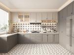 Kitchen Hotel Living Room Cabinets Furniture Wooden Grain Kitchen