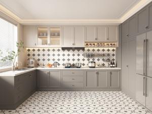 China Furniture Island Manufacturer Modern Cupboard Designs Lacquer Kitchen Cabinet factory