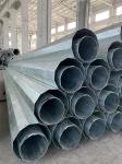60FT Dodecagonal Electrical Power Pole Hot Dip Galvanized Direct Burial