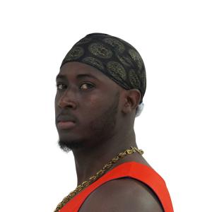 China 360 Waves Silk Design Durag For Men factory