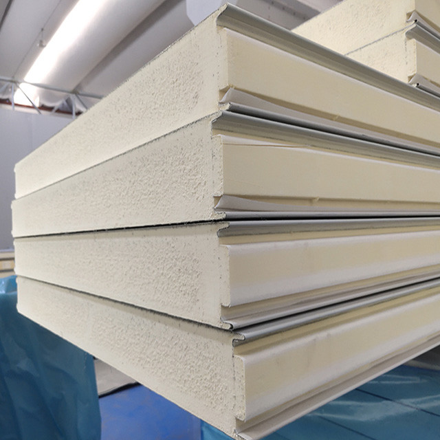 50mm PIR PU Sandwich Panels For Coldroom PPGI Polyurethane PPGI Structure