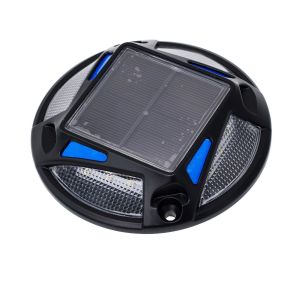 China Aluminum Solar Road Stud with 12 LED Beads 1.2V Ni-Mh Battery and 4.5h Charging for 20h Operation factory