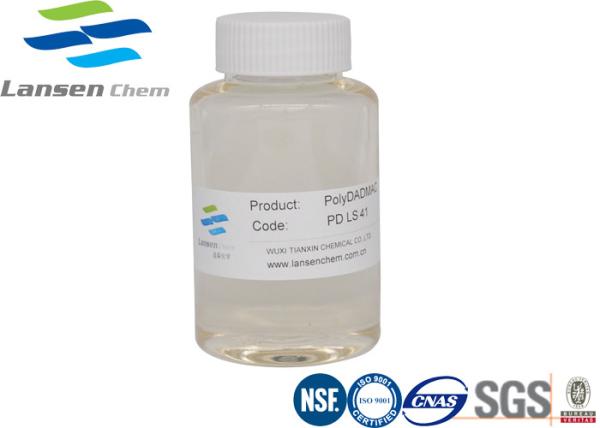 Fungicide Polydadmac Coagulant Water Treatment Chemical PH 5.0-8.0 Organics