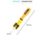 Rubber Handle Steel Slot Screw Driver Slot Head Screwdriver