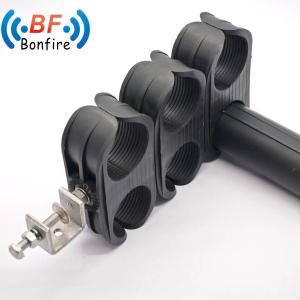 China Customized 5-7mm 13-14mm Three Holes Hook Type Feeder Clamps Self Locking Cable Clamp factory