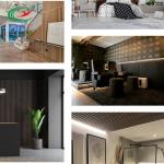 Fireproof Nontoxic Interior Timber Slat Wall , Multipurpose Wooden Acoustic
