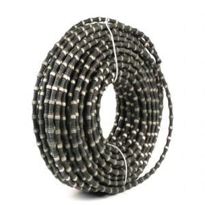China Granite Quarry Diamond Wire Saw Rope With 11.5mm Diamond Beads factory