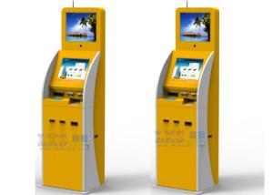 China Passport Scanner Card Dispenser Self Service Kiosk , 15 / 17 inch Infrared Touch Screen on sale