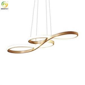 China Modern Aluminum Acrylic Ring Light Bedroom Showroom Decoration factory