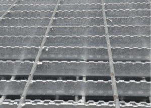 China High Strength SS304 Durable Galvanized Serrated Bar Grating Anti Rust factory