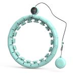 ABS PVC PP Smart Counting Hula Hoop , Adjustable Abdominal Waist Fitness Hoop