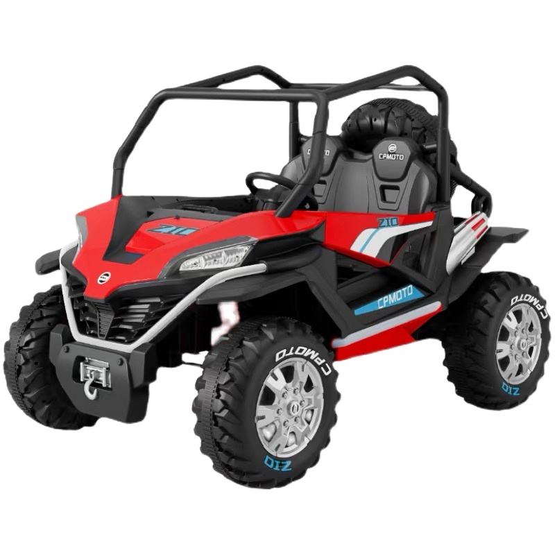 Popular 12V UTV Ride On Car for Kids Remote Control LED Light Two Seats Red Blue White
