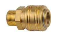 China Close Type Pneumatic Quick Coupling Brass Pneumatic Quick Disconnect factory