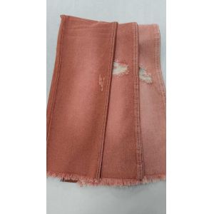 High quality 10.6oz Left Twill RED 10x7 No elastic Denim fabric JSD3023R for