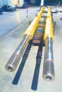 China Plastic Extruder Machinery Parts Screw Shaft For Producing PC factory