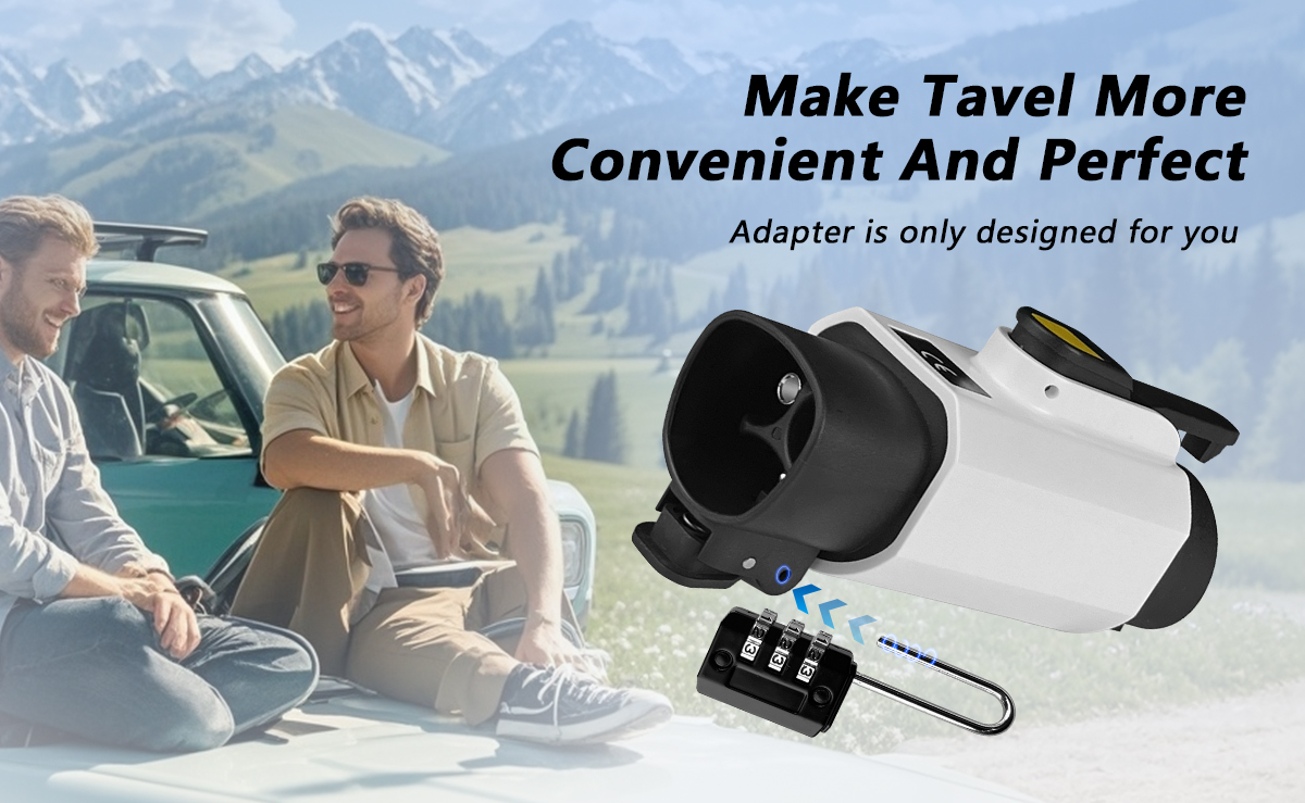 32A AC Rated Tesla to J1772 EV Charger Adapter Converter for J1772/type1 Electric Vehicle Charging