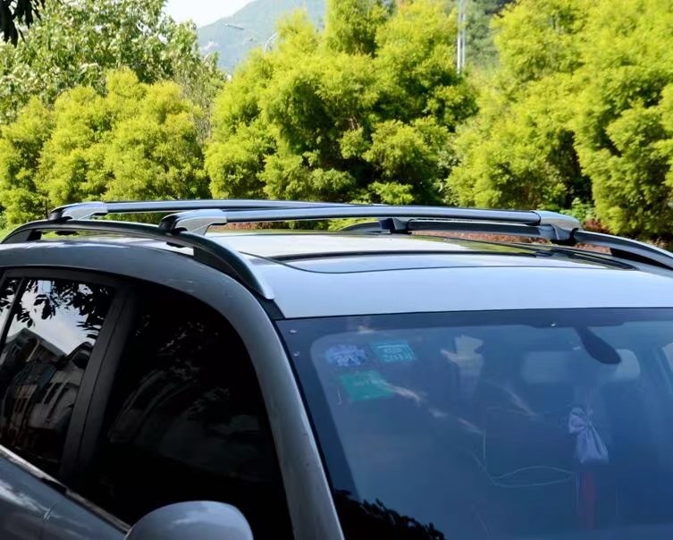 Whisper Universal Auto Roof Racks , Crocodile Style Roof Rack Rails Crossbars