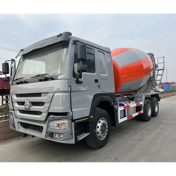 Sinotruk HOWO Used Concrete Mixer Truck 371hp 9920×2500×3990