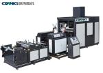 Full Automatic Non Woven Box Bag Making Machine For Laminated 3D Box Bag