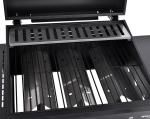 48*41cm Cooking Area Rotary Smokeless Natural Gas Grill with Side Shelf 35.5*42