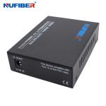 OEM Factory Gigabit Fiber Optical Media Converter 10/100/1000M WDM SM 1310nm