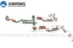 HDPE PET Bottle Washing Recycling Line Include Crushing Cold / Hot Washing