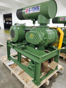 China 1500rpm Tri Lobe Roots Blower 80Kpa High Pressure For Aquaculture factory