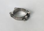 55-65MM Adjustable Double Bolt Band Heavy Duty Hose Clamps Stainless Steel