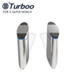 SUS304 Facial Recognition Flap Barrier Turnstile Half Height Barrier Gate 100