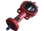 API609 Butterfly Ductile Iron Valves Body Cast Flange Valves Seal Test