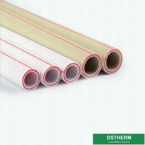 China PN25 PPR Fiberglass Composite Pipe Sanitary Smooth Interior Walls Custom Size factory