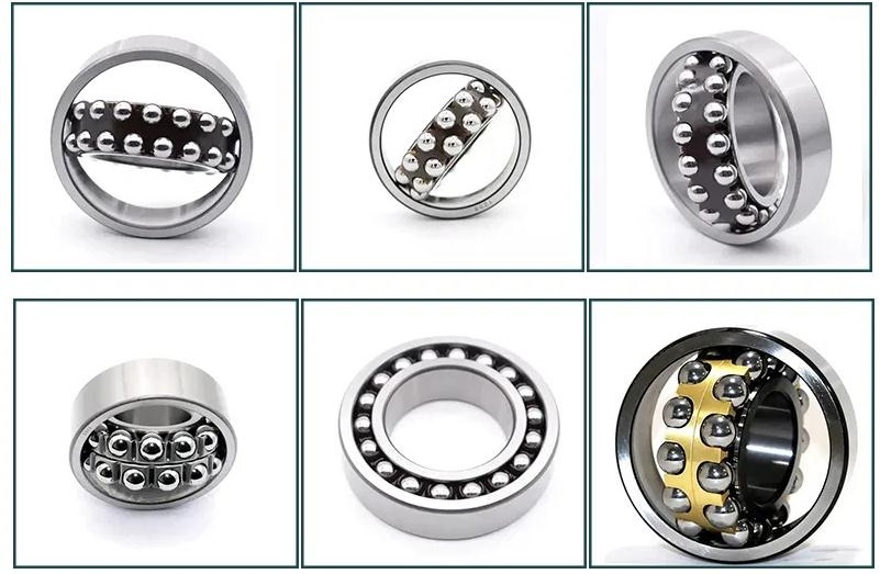1206 Self-Aligning Ball Bearings 30mm Bore 62mm OD 16mm Thickness Double Row Open Type Chrome Steel Motor Bearing Manufacturer