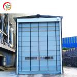 Customized PVC Rolling Shutter Electric Gate Industrial Design Fast Stacking