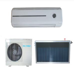 China Olyair Flat plate collector type hybrid solar air conditioner factory