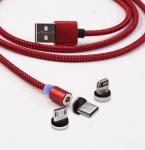 OEM Magnetic Charging Cables Customized Length Dust Resistant For Iphone