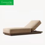 Modern Sun Loungers for Luxury Resort Chaise at Hotel Patio Outdoor Pool Teak