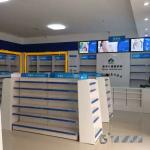 Corrosion Free Gondola Shelf Rack , Powder Coating Gondola Wall Shelving Morden