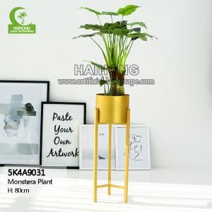 China 2021 Lifelike Artificial Monstera Plants Of North Europe Style factory
