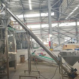 Custom Design Screw Auger Feeder with Variable Frequency Drive and Deep Screw