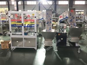 China High Power Cap Lining Machine Inserting Wadding 1600*1100*1800mm Size factory