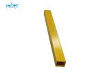 Glossy Golden / Brown customized color Carbon Fiber Square Rod CNC machining