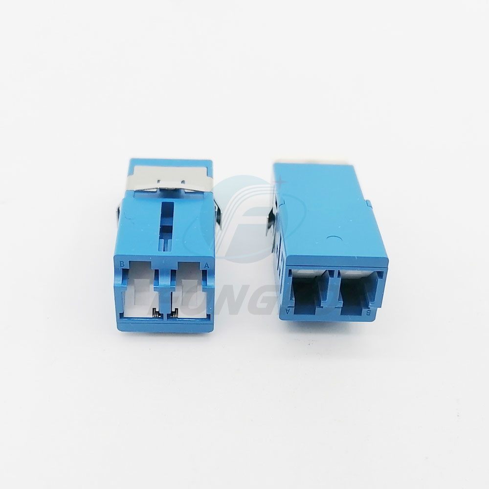 Single Mode LC Duplex Adaptor With Shutter UPC Fiber Optical