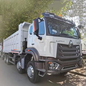 China HOWO NX RIGHT OR LEFT HAND DRIVE 320-400HP SECOND HAND TIPPER TRUCK 12 WHEEL 8X4 MINING DUMP TRUCK Fuel Tank 400L factory